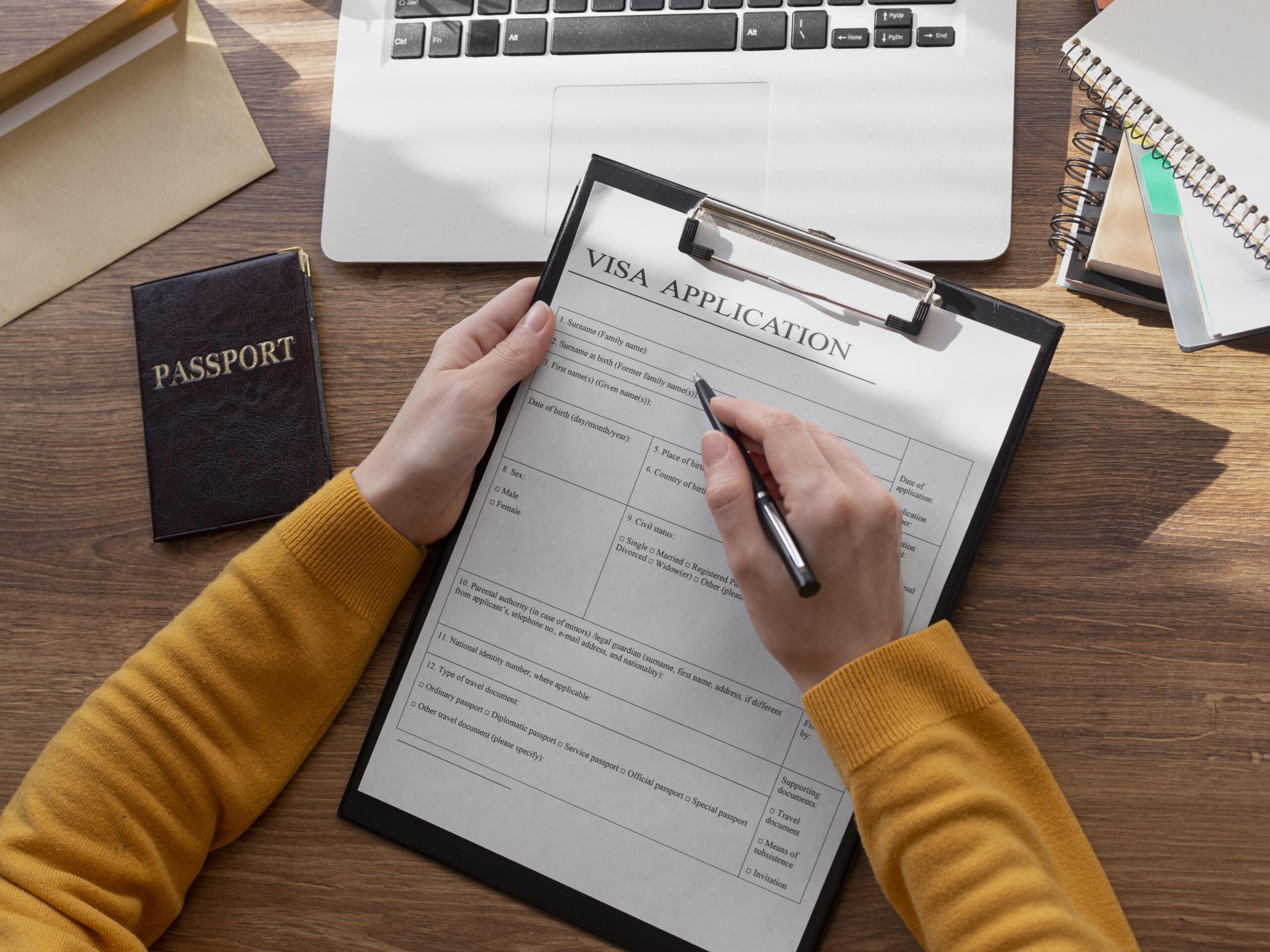 Visa application documents