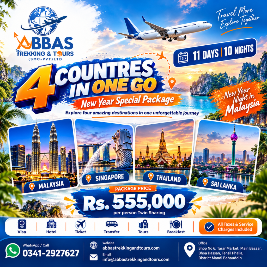 4 Countries New Year Special Tour (11 Days / 10 Nights)